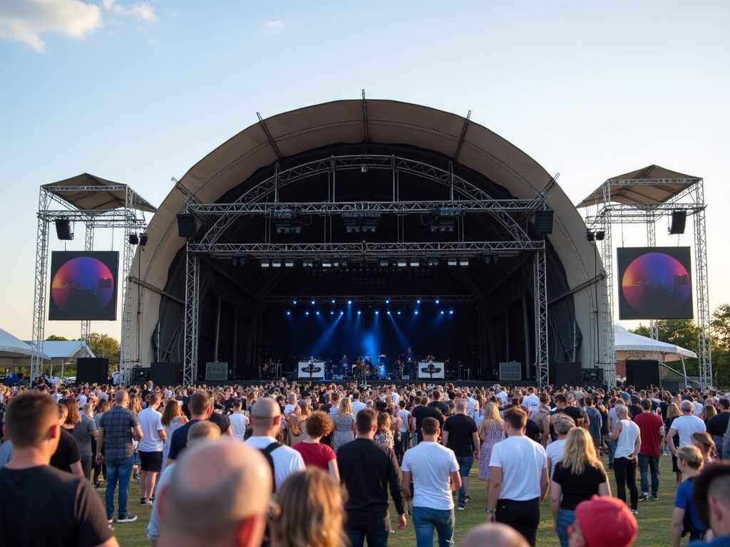 concert roof structure systems